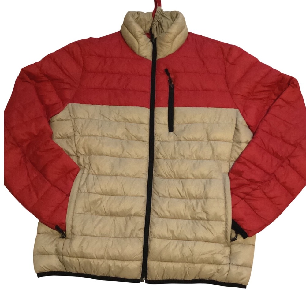Club Room Performance Mens Puffer Jacket Lightweight Packable Water Resistant